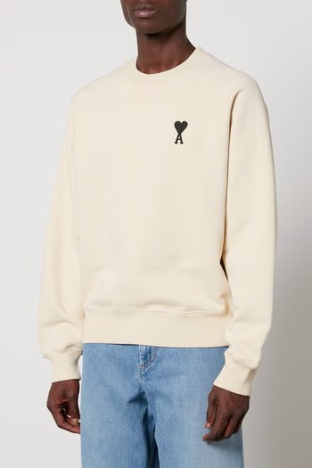 De Coeur Cotton-Jersey Sweatshirt  from AMI x Coggles