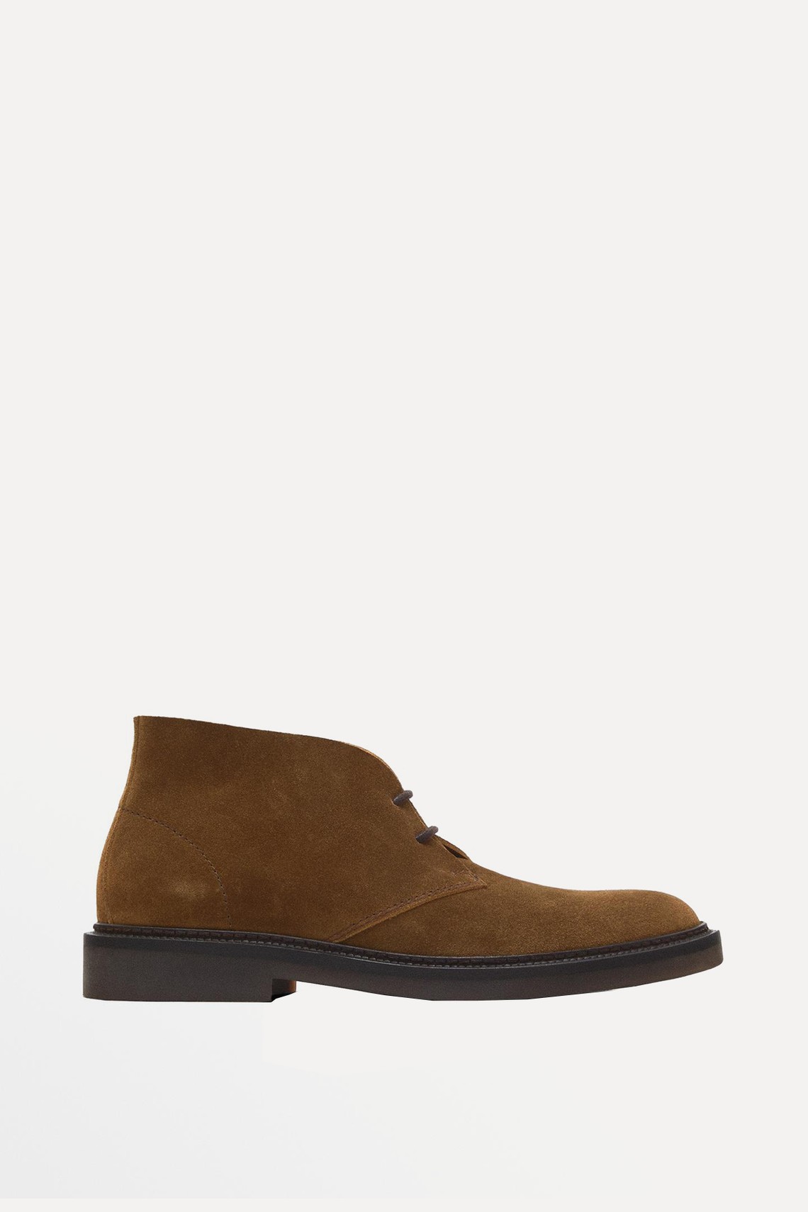 Split Suede Safari Boots  from Massimo Dutti