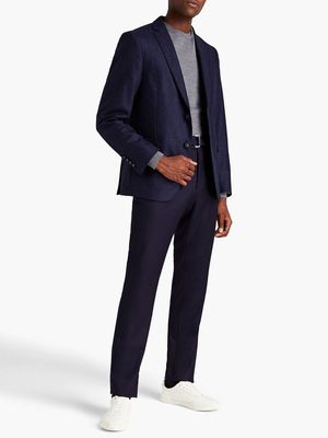 375 Striped Wool Felt Suit Jacket, £264 | Office Générale 