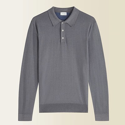 Fine Gauge Merino Polo