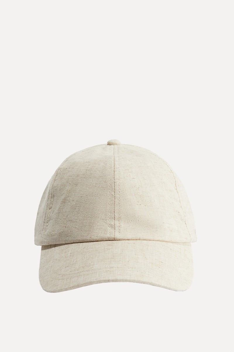 Linen-Blend Cap