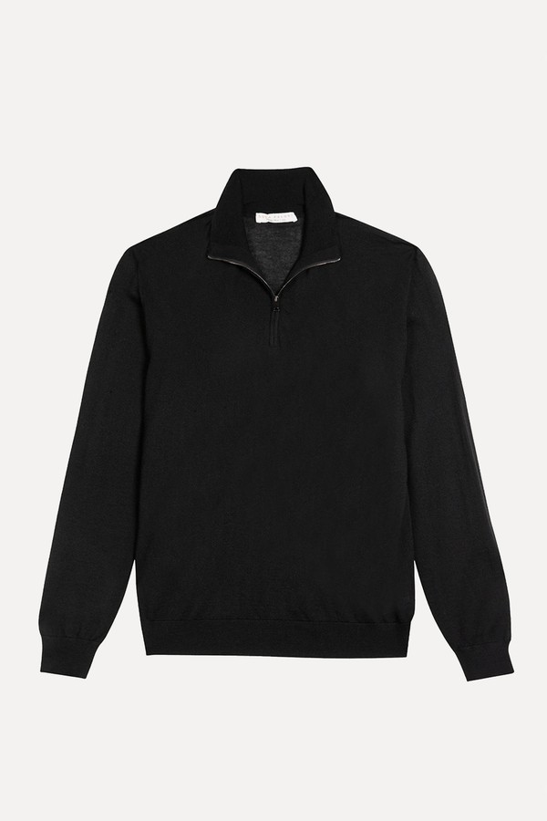 x from Zip Up Cardigan, £345 | Luca Faloni