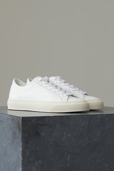 White Leather Sneakers