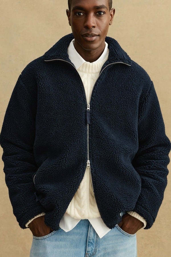 Acton Lined Pile Fleece Jacket from A Day's March