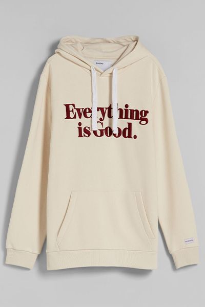 Printed Hoodie from Bershka