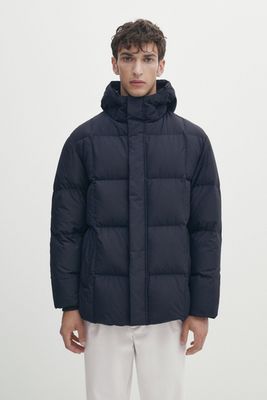 Puffer Jacket With Down & Feather Filling from Massimo Dutti