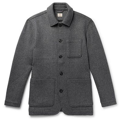 Mélange Wool-Blend Chore Jacket from Faherty