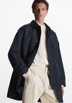Relaxed-Fit Car Coat