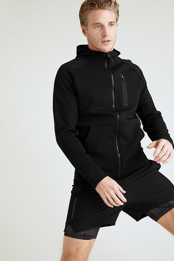 Cotton Zip Training Hoodie