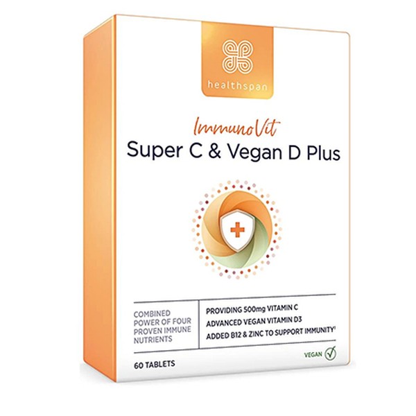 ImmunoVit Super C and Vegan D Plus from Healthspan