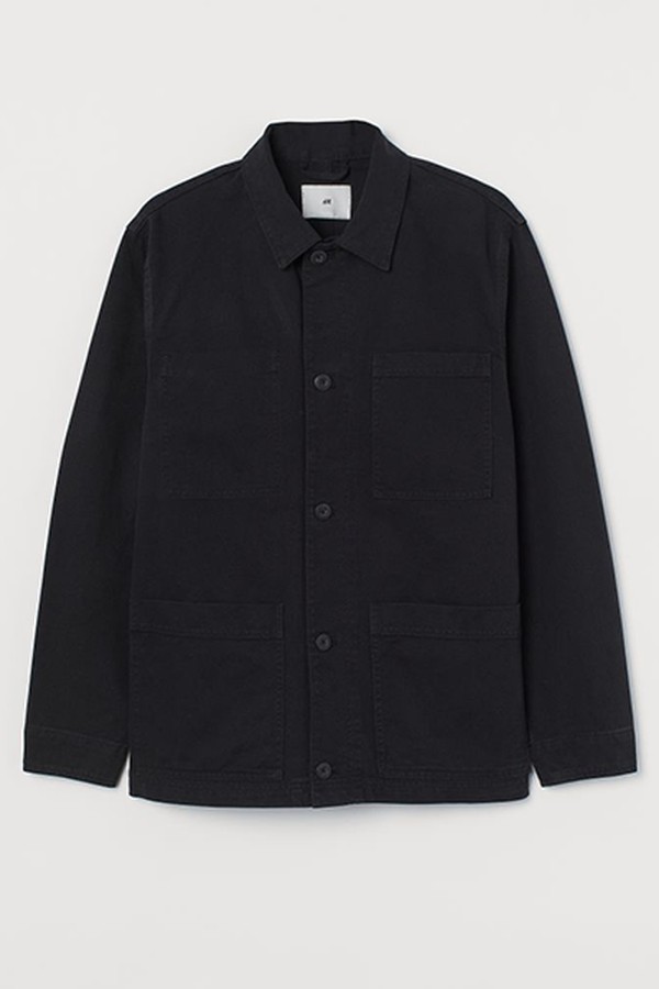 Cotton Twill Shirt Jacket