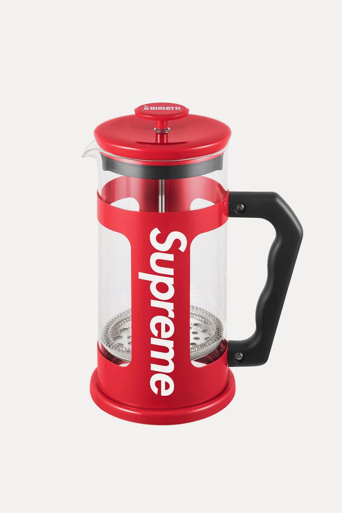 Borosilicate Glass French Press from Supreme x Bialetti