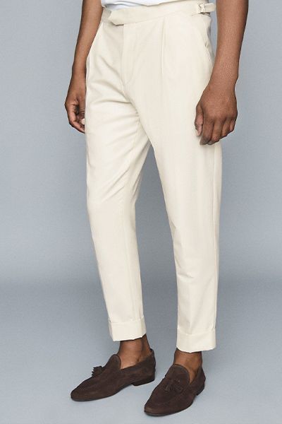 Express Herringbone Slim Fit Trousers