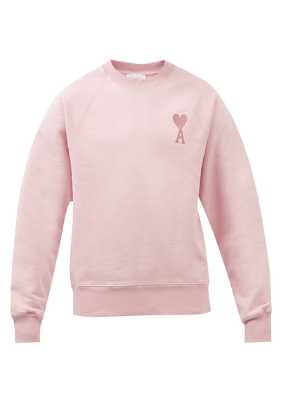 Embroidered Organic-Cotton Sweatshirt from Ami
