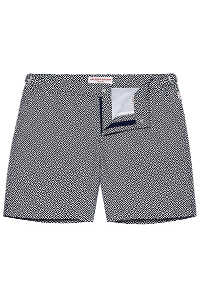 Skydiver/Cloud Mid-Length Swim Shorts