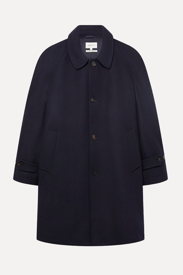 Wool Twill Raglan Overcoat from Sirplus