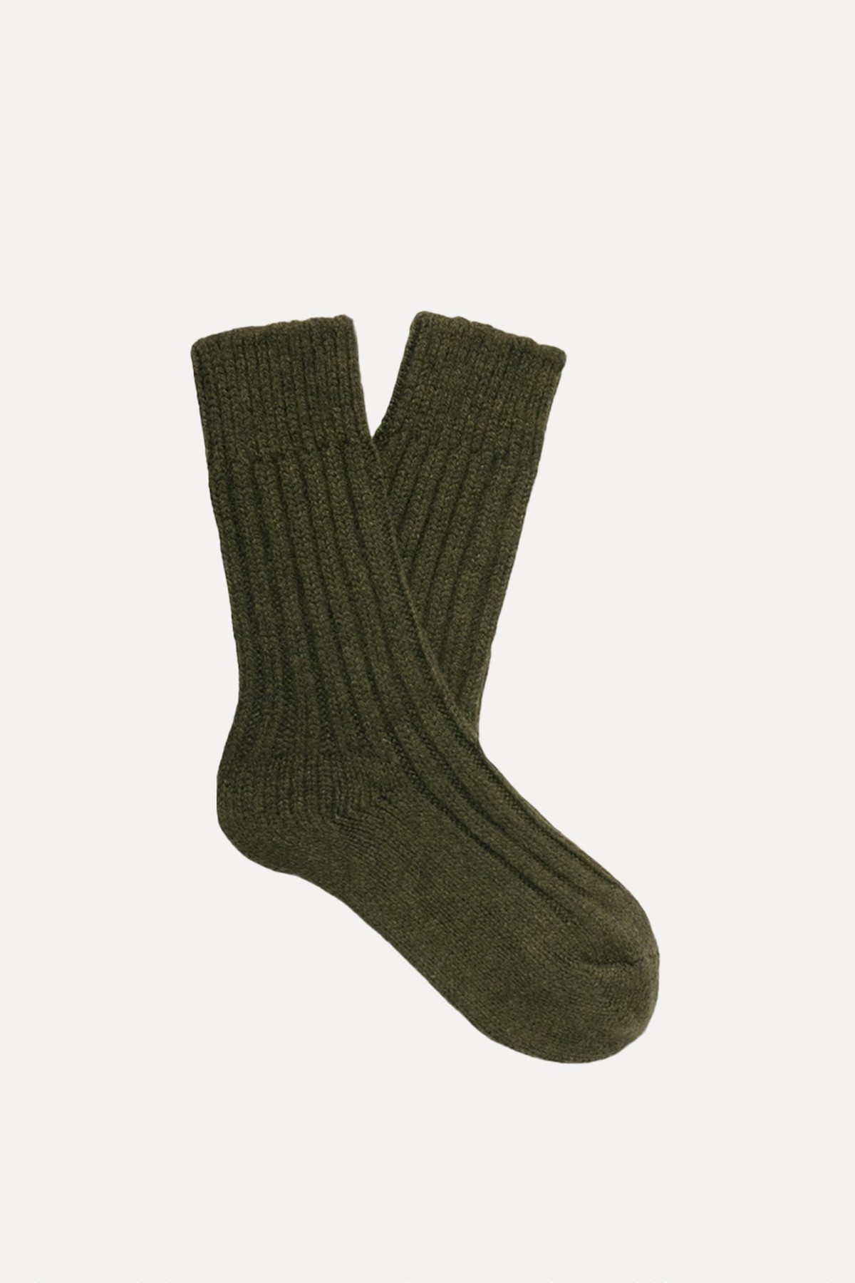 Yosemite Ribbed Cashmere Socks from The Elder Statesman