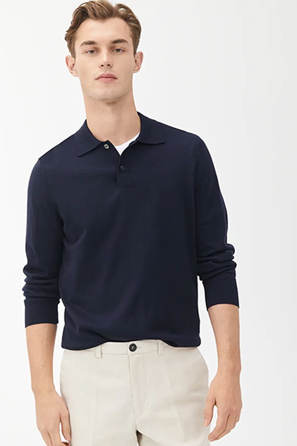 Merino Polo Jumper