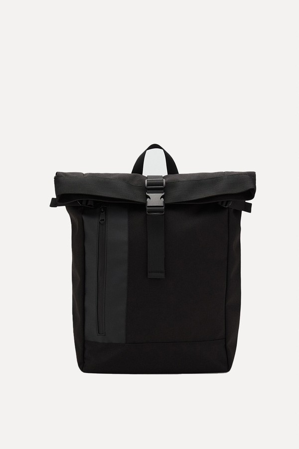 Backpack With Flap Pocket from Mango
