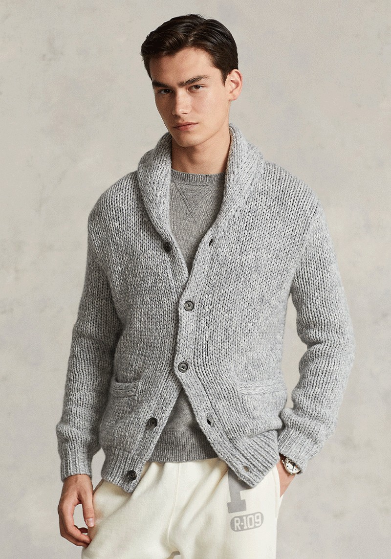 Cashmere Shawl-Collar Cardigan, £699 | Ralph Lauren