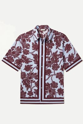 Floral-Print Cotton-Poplin Shirt from Dries Van Noten
