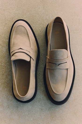 Leo Suede Penny Loafers from H&M