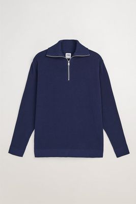 High Neck Sweater With Zip from Zara