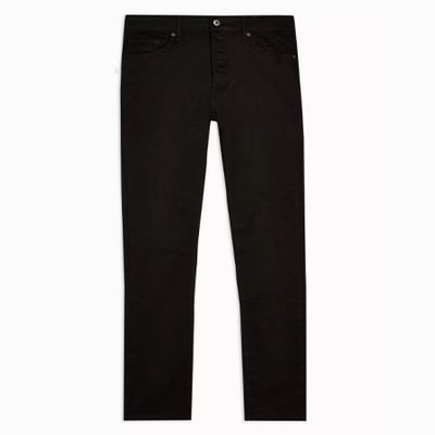 Black Stretch Slim Jeans from Topman