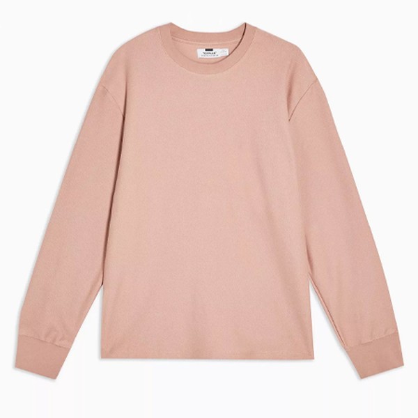 Pink Twill Sweatshirt from Topman