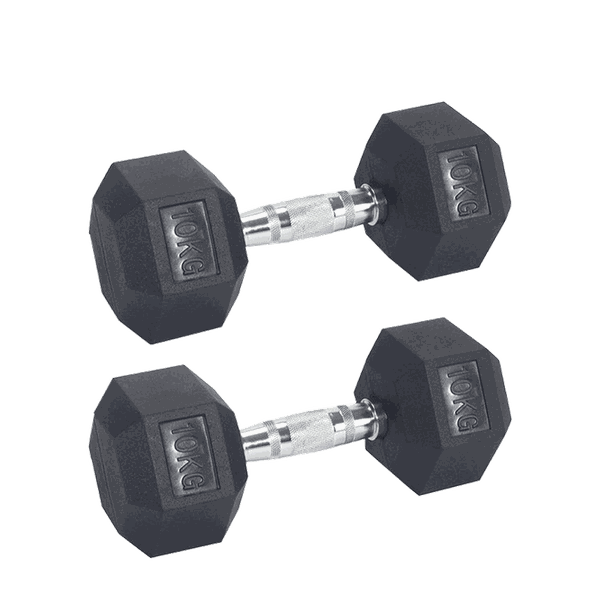 10kg Hex Dumbbell Set from Argos