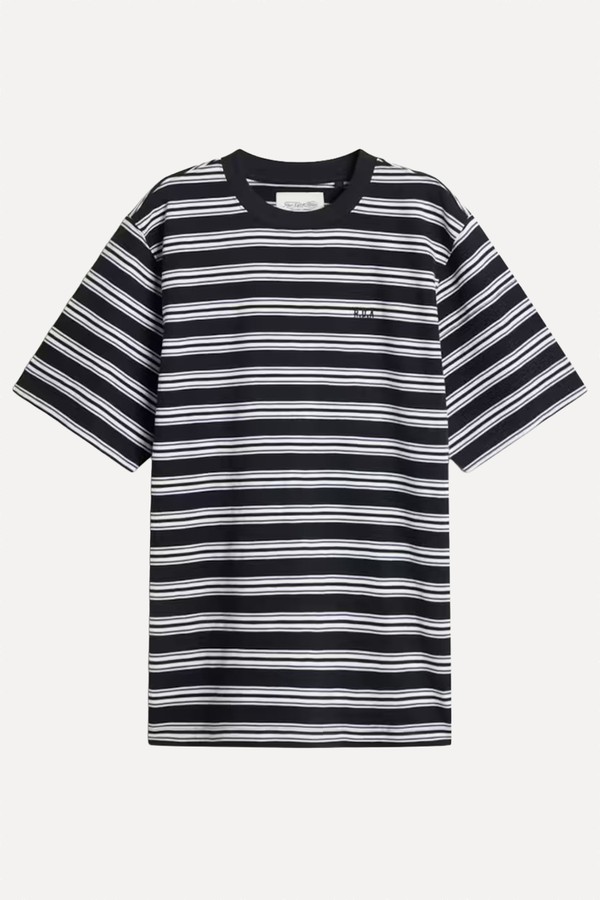 Pure Cotton Striped T-Shirt