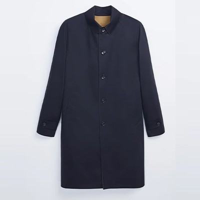 Water Repellent Reversible Trench Coat