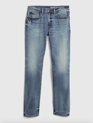 Soft Wear Athletic Taper Jeans with GapFlex
