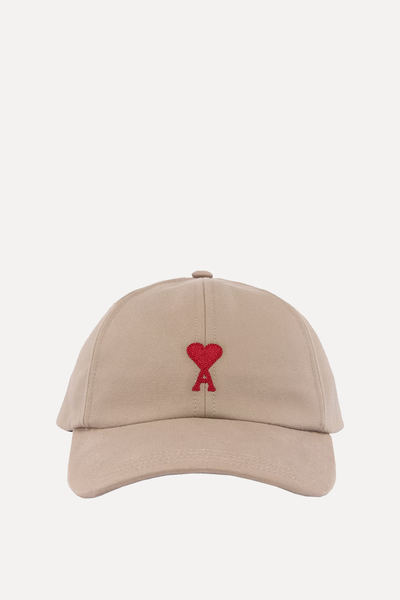 Logo-Embroidered Cotton-Twill Cap from Ami