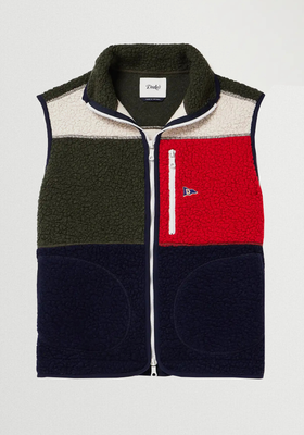 Wool Zip Fleece Vest from Drake’s