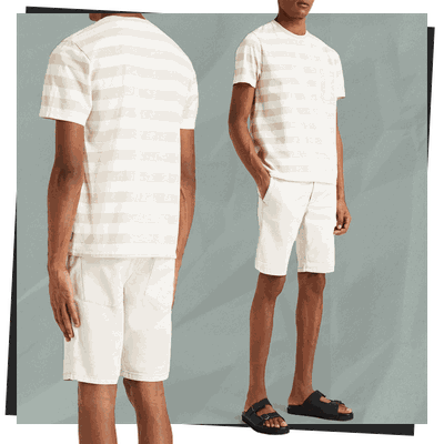 Striped Cotton Jersey T-Shirt, £53