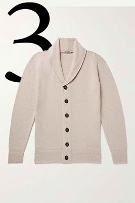 Cullen Slim-Fit Recycled Cashmere And Merino Wool-Blend Cardigan from John Smedley