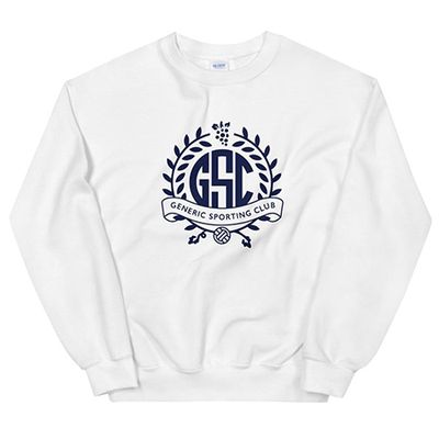 GSC Deco Sweatshirt - Blue and White Big Logo
