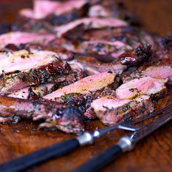 BBQ Leg of Lamb