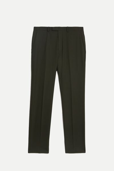 Slim Fit Stretch Suit Trousers