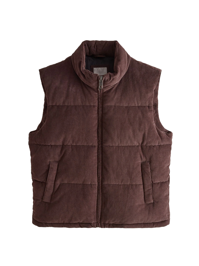 Corduroy Padded Gilet 