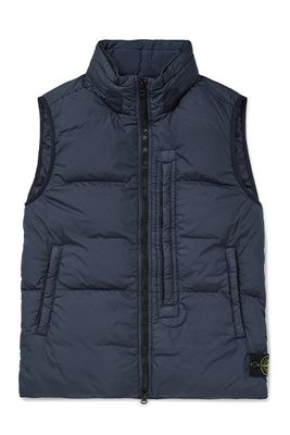 Hooded Down Gilet from Stone Island