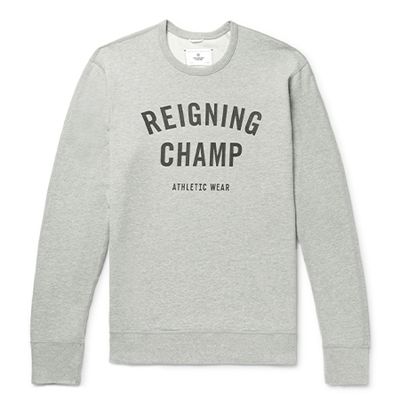 Slim Fit Logo Print Sweatshirt from Reigning Champ