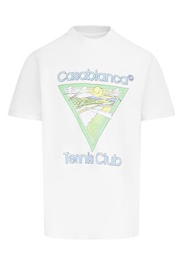 Tennis Club Graphic-Print T-shirt from CASABLANCA