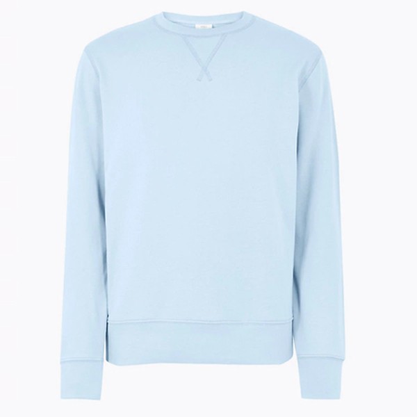 Cotton Crew Neck Sweatshirt from M&S