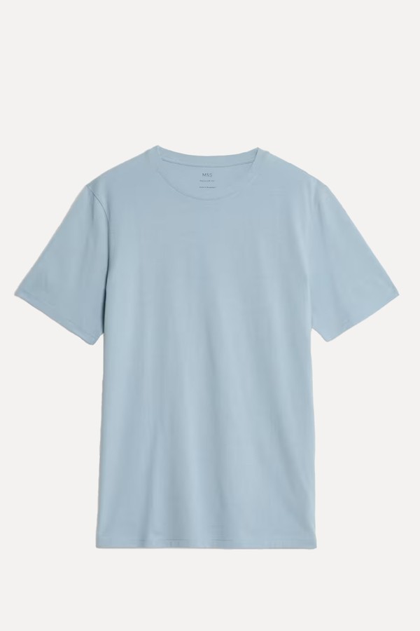 Regular Fit Pure Cotton Crew Neck T-Shirt