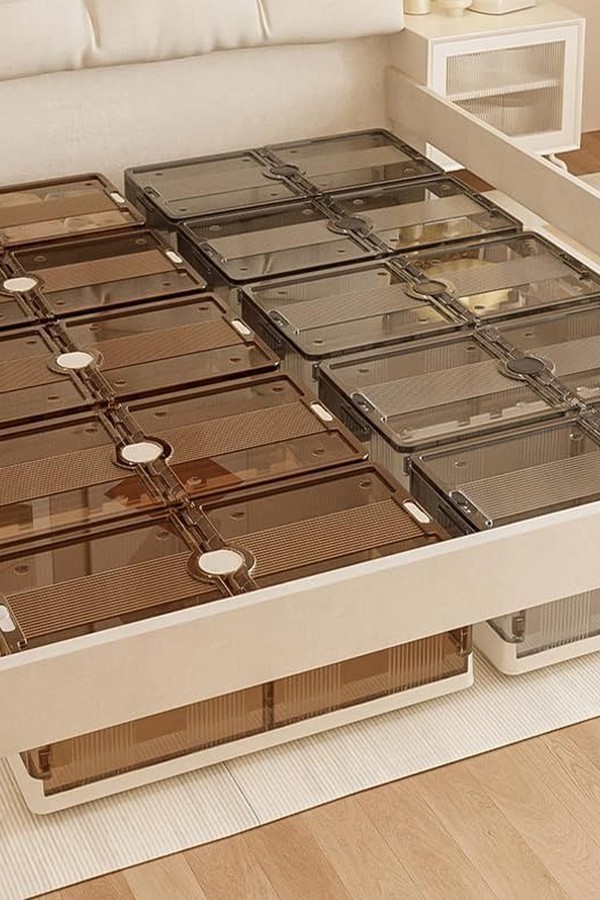 Large Under Bed Storage Boxes With Lids & Wheels from HYGRAD®