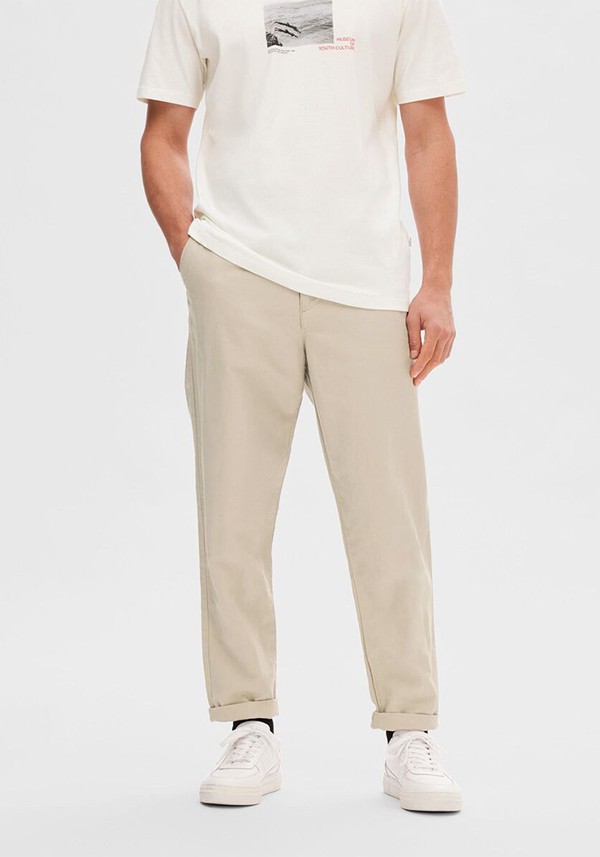 Slim Fit Tapered Trousers