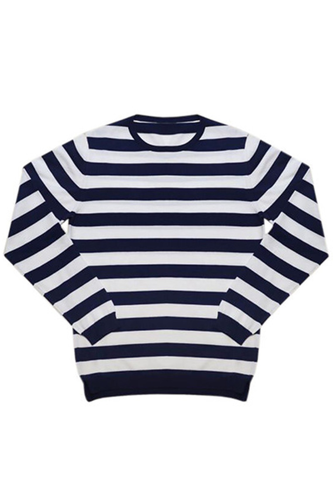 Soft Cotton Wide Striped Sweater from Anderson & Sheppard