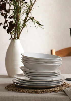 Hampton 12 Piece Dinner Set from The White Company